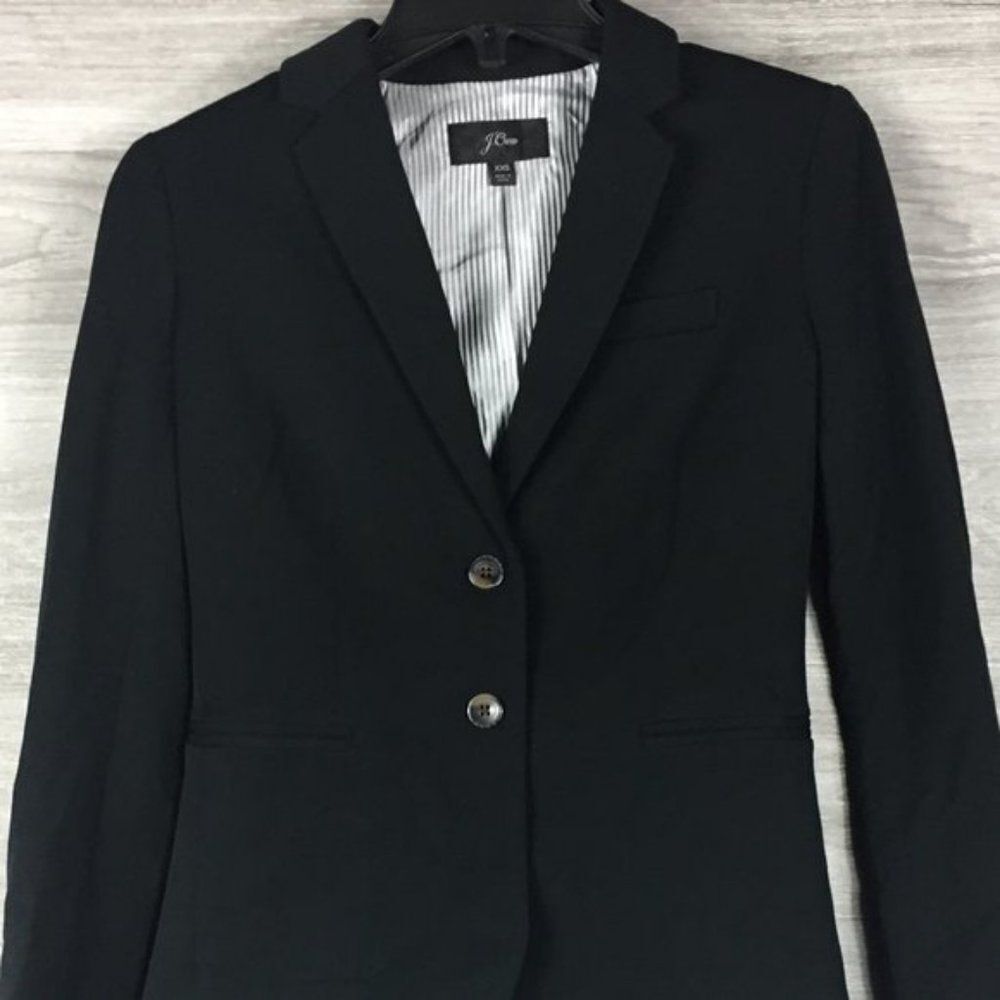 J. Crew Black Schoolboy black Blazer size XXS - Picture 3 of 8